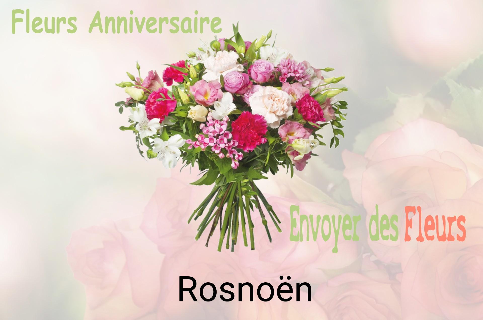 Bouquet de fleurs d’anniversaire livré à Rosnoën